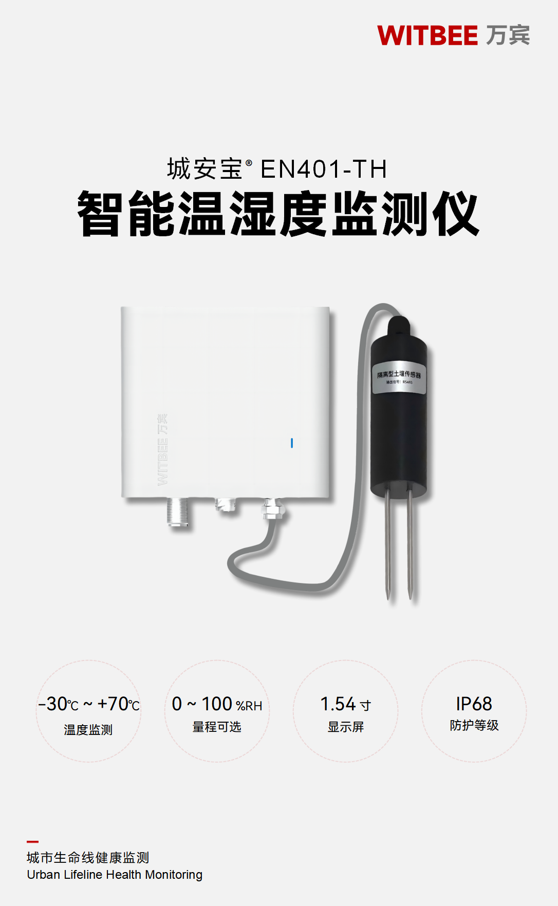 智能溫濕度監(jiān)測儀 EN401-TH(圖1)